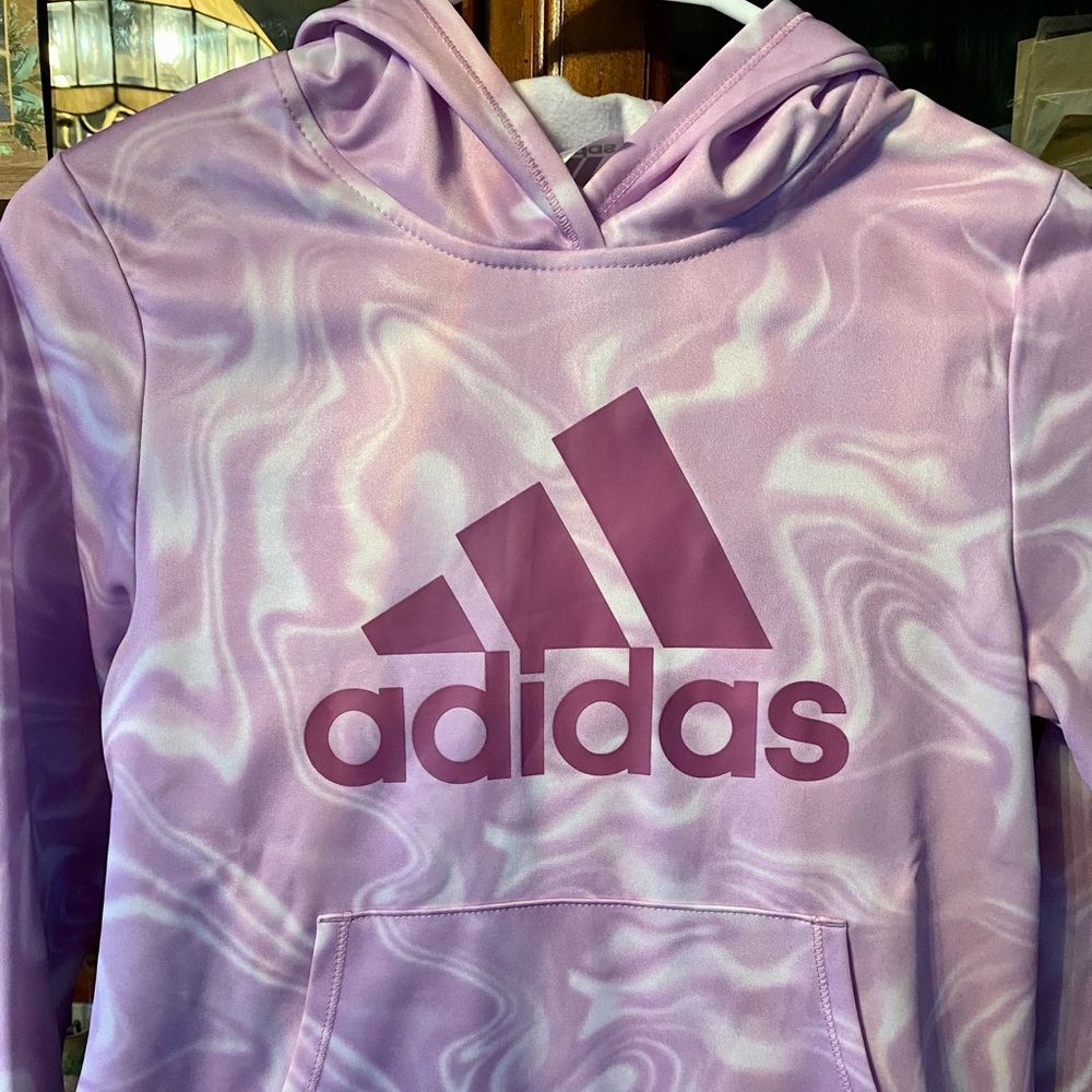NWOT Girls ADIDAS lightweight sweatshirt